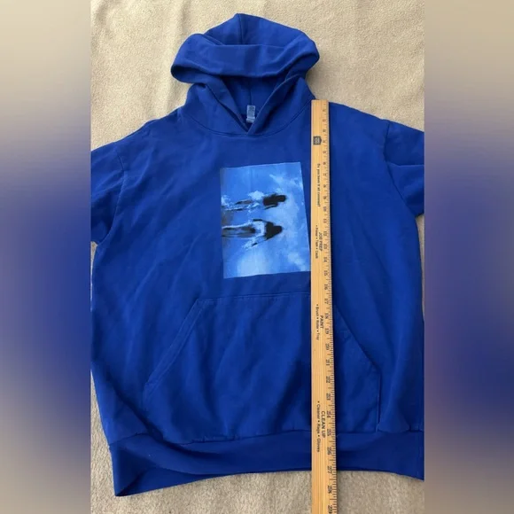 Harry Hudson Merch Hihfy Blue Hoodie Men Size Large RARE - Picture 6 of 8